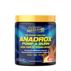   MHP Anadrox 2-in-1 Pre-Workout - Edzés Előtti Energizáló és Zsírégető (279 g, Vad Cseresznye)