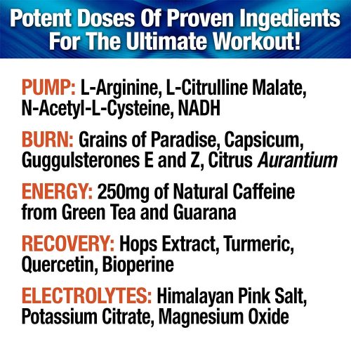 MHP Anadrox 2-in-1 Pre-Workout - Edzés Előtti Energizáló és Zsírégető (279 g, Vad Cseresznye)