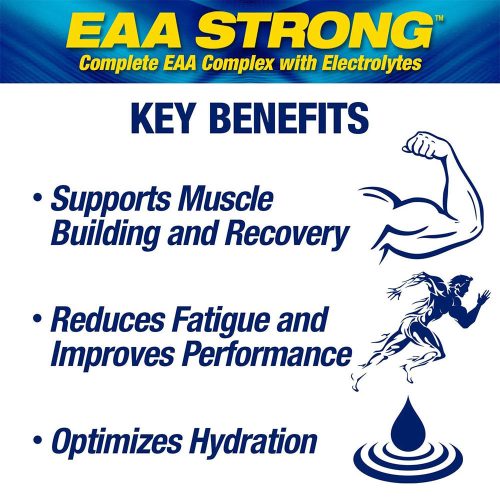 MHP EAA Strong - Esszenciális Aminosav por (308 g, Kékmálna)