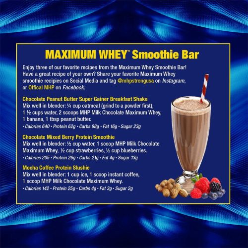 MHP Maximum Whey - 100% Whey Protein - Tejsavó Fehérje (918 g, Tejcsokoládé)