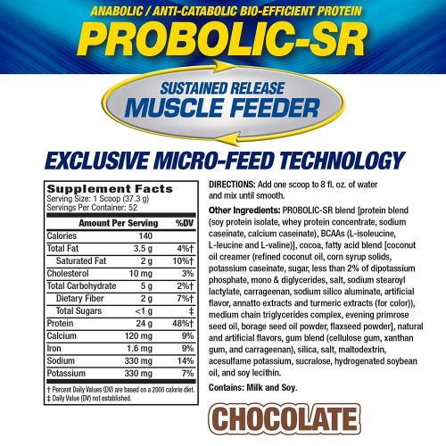 MHP Probolic-SR Muscle Feeding Protein - Nyújtott Felszívódású Fehérje Keverék (1940 g, Csokoládé)