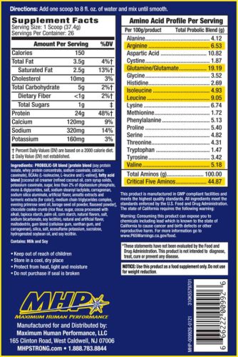 MHP Probolic-SR Muscle Feeding Protein - Nyújtott Felszívódású Fehérje Keverék (972 g, Csokis Keksz és Krém )