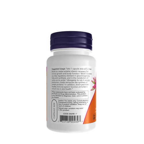 Now Foods Biotin 1000 mcg (100 Kapszula)