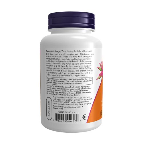 Now Foods B50-vitamin (100 Veg Kapszula)