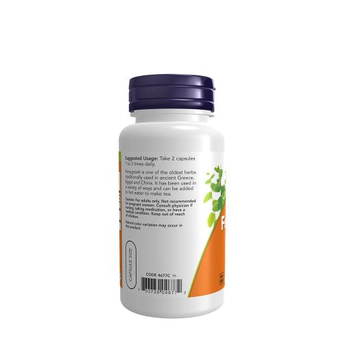 Now Foods Fenugreek - Görögszéna 500 mg (100 Veg Kapszula)