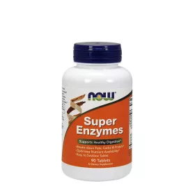  Now Foods Super Enzymes - Emésztőenzim Keverék (90 Tabletta)