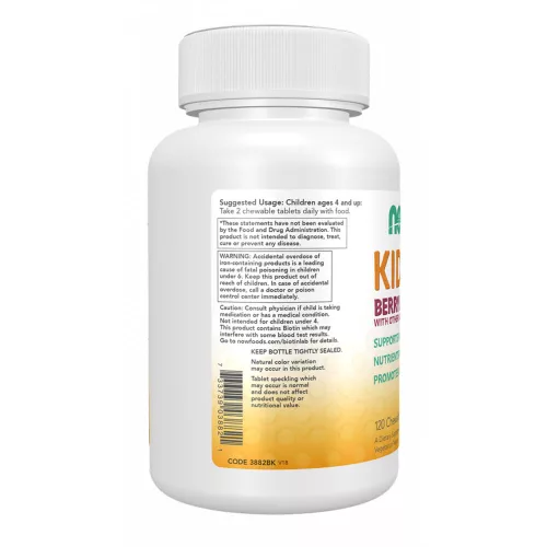 Now Foods Kid Vits Multivitamin rágótabletta Gyermekeknek (120 Rágótabletta)