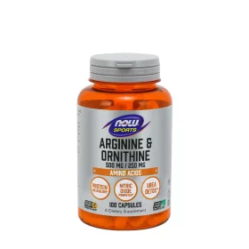   Now Foods Arginin & Ornitin (Arginine & Ornithine) 500/250 mg - Aminosav keverék (100 Kapszula)