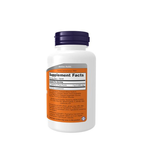 Now Foods L-Triptofán 1000 mg (60 Tabletta)