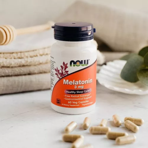 Now Foods Melatonin 3 mg (60 Kapszula)