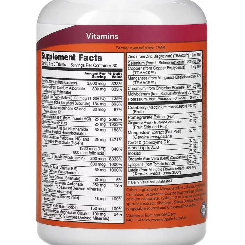 Now Foods Eve Women's Multivitamin tabletta Nőknek (90 Tabletta)