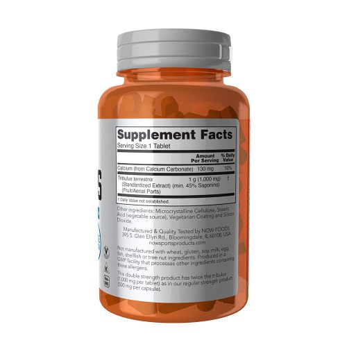 Now Foods Tribulus - Férfi Potencianövelő 1000 mg (90 Tabletta)