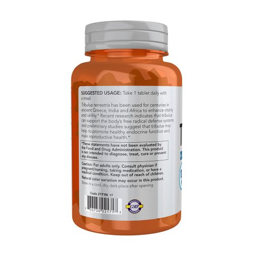 Now Foods Tribulus - Férfi Potencianövelő 1000 mg (90 Tabletta)