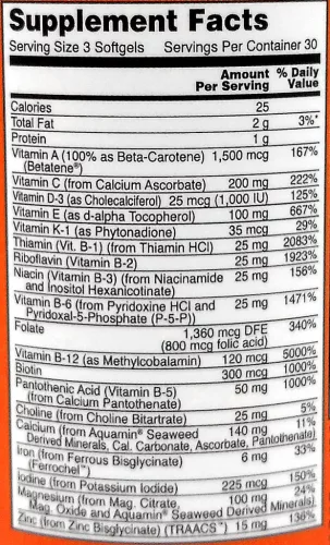 Now Foods Eve Women's Multivitamin lágykapszula Nőknek (90 Lágykapszula)