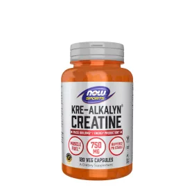 Now Foods Kre-Alkalyn® Creatine (120 Kapszula)