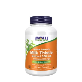   Now Foods Máriatövis kivonat 300 mg - Milk Thistle Extract, Double Strength 300 mg (200 Veg Kapszula)