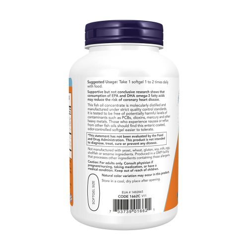 Now Foods Ultra Omega-3 Halolaj (180 Lágykapszula)