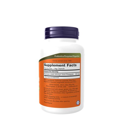 Now Foods Bromelain 500 mg (120 Veg Kapszula)