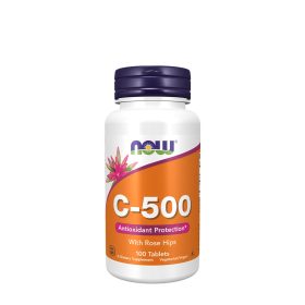   Now Foods C-vitamin 500mg tabletta Csipkebogyóval (100 Tabletta)