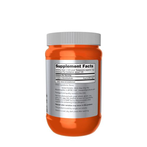 Now Foods Creatine Monohydrate Powder - Kreatin-monohidrát por (601 g)