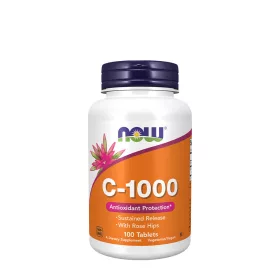   Now Foods Nyújtott hatású C-vitamin 1000 mg Csipkebogyóval (100 Tabletta)
