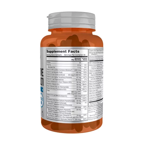 Now Foods Men's Active Sports Multivitamin Férfiaknak (90 Lágykapszula)