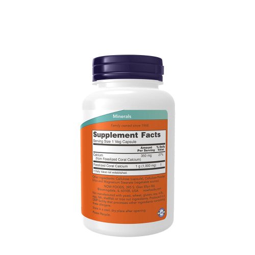 Now Foods Coral Calcium 1000 mg (100 Veg Kapszula)
