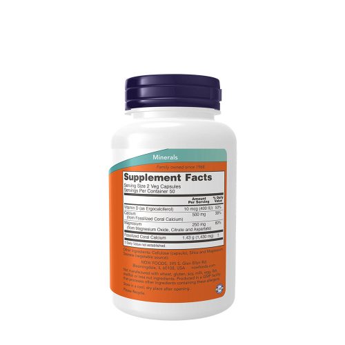 Now Foods Coral Calcium Plus (100 Veg Kapszula)