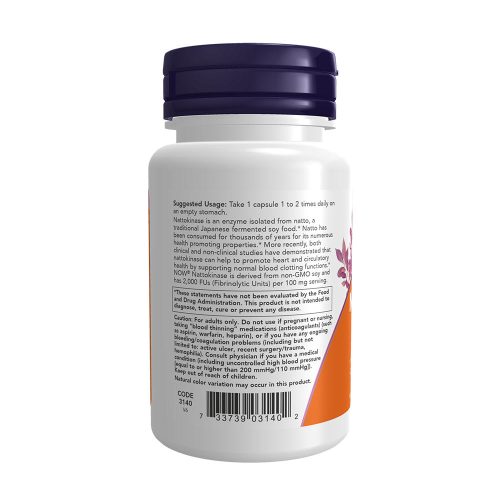 Now Foods Nattokinase - Nattokináz 100 mg (60 Veg Kapszula)