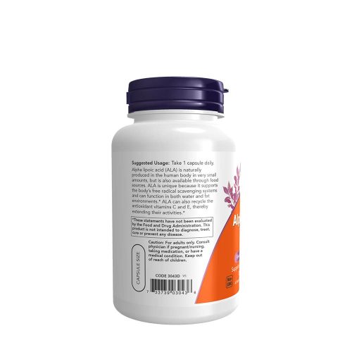 Now Foods Alfa-liponsav 250 mg (120 Veg Kapszula)