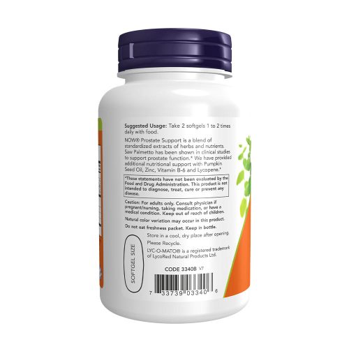 Now Foods Prosztata Támogató lágykapszula - Prostate Support (90 Lágykapszula)