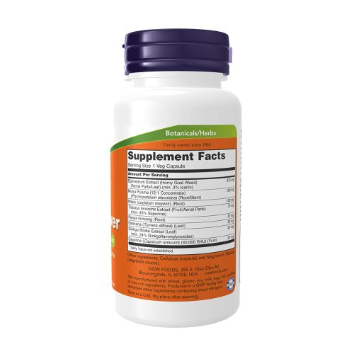 Now Foods Men's Virility Power - Férfi Erő (60 Veg Kapszula)