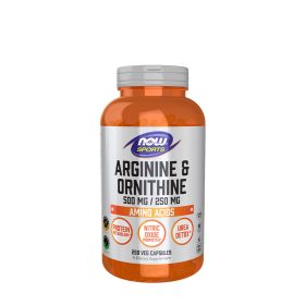   Now Foods Arginin & Ornitin (Arginine & Ornithine) 500/250 mg - Aminosav keverék (250 Kapszula)