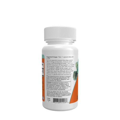 Now Foods Vas 18 mg - Vas-biszglicinát (120 Veg Kapszula)