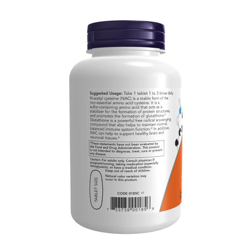 Now Foods NAC - Acetyl-Cysteine 1000 mg (120 Tabletta)