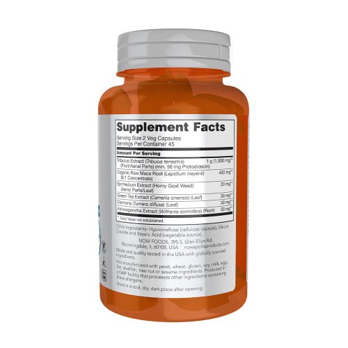 Now Foods Tribulus Extreme - Extrém Férfi Potencianövelő (90 Veg Kapszula)