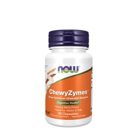   Now Foods ChewyZymes™ Emésztőenzim rágótabletta (90 Rágótabletta)