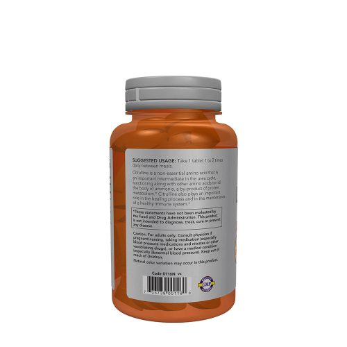 Now Foods Extra Erős Citrullin 1200 mg (120 Tabletta)