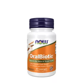   Now Foods Oralbiotic Szájhigiéniát Támogató szopogató (60 Szopogató Tabletta)