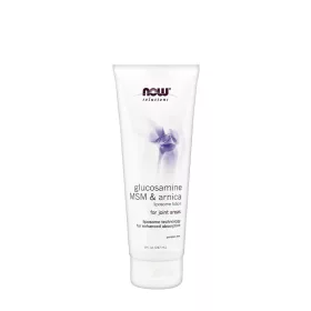   Now Foods Glükózamin, MSM és Arnica Liposzómás krém - Glucosamine, MSM & Arnica Liposome Lotion (237 ml)