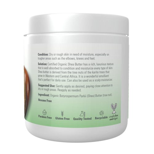 Now Foods Organikus Shea Vaj  (207 ml)