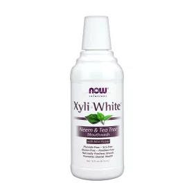   Now Foods XyliWhite Frissítő Fluoridmentes Szájvíz (473 ml, Neem és Teafa)