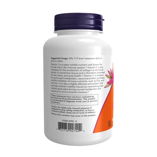 Now Foods Tiszta C-vitamin por (aszkorbinsav) (227 g)