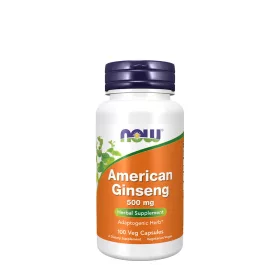   Now Foods Amerikai Ginzeng 500 mg kapszula - American Ginseng (100 Veg Kapszula)