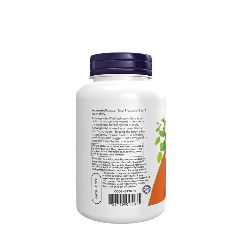 Now Foods Ashwagandha kivonat 450 mg (180 Veg Kapszula)