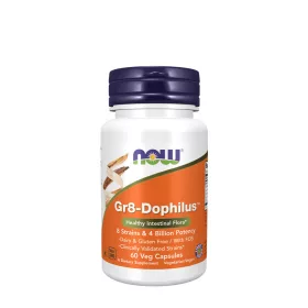   Now Foods Gr8-Dophilus - Emésztést Támogató (60 Veg Kapszula)