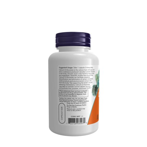 Now Foods Kalcium-D-Glukarát 500 mg (90 Veg Kapszula)