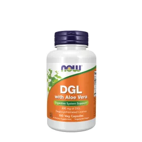   Now Foods Deglicirrizinált Édesgyökér kapszula Aloe Verával - DGL With Aloe Vera (100 Veg Kapszula)