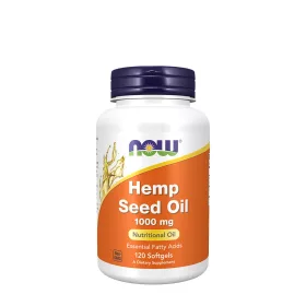   Now Foods Hemp Seed Oil - Kendermagolaj 1000 mg (120 Lágykapszula)