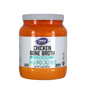   Now Foods Bone Broth, Chicken Powder - Csirkecsont Fehérje (544 g)